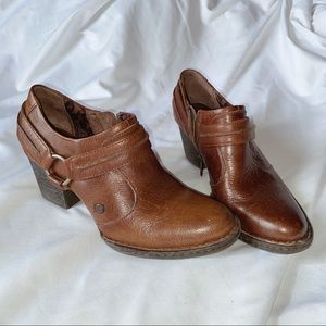 Born leather booties